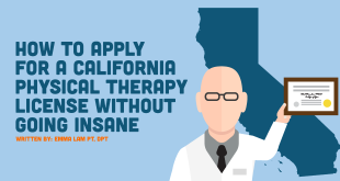 california physical therapy license