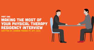 physical therapy residency interview